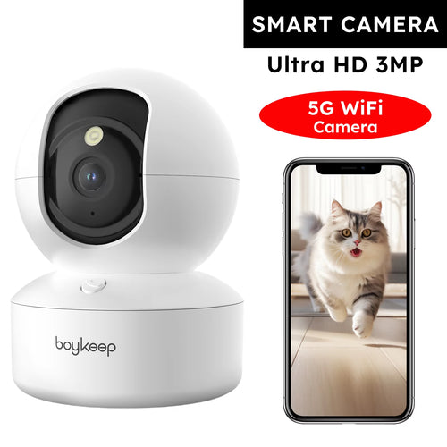 2K Pet Dog Camera with Phone App, 5G/2.4Ghz Wifi Indoor Security Baby Camera, 360° Pan & Tilt, 2-Way Audio, Night Vision