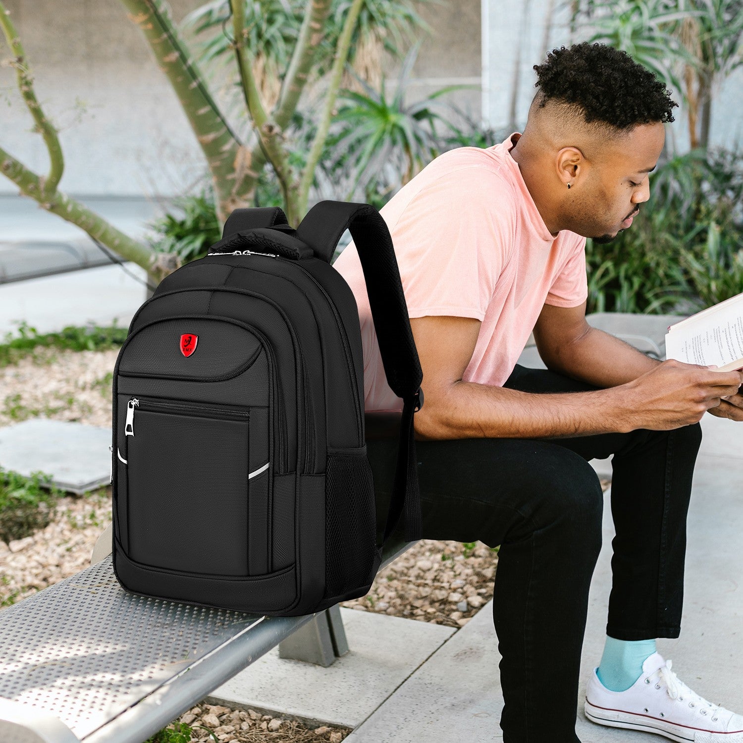 30L Men Women Backpack Waterproof Bussiness Travel Laptop Rucksack Shoulder Bag